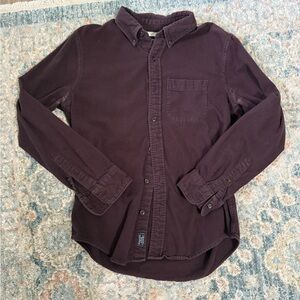 Men’s Maroon Abercrombie Button Up